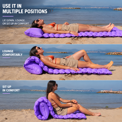Inflatable summer mattress