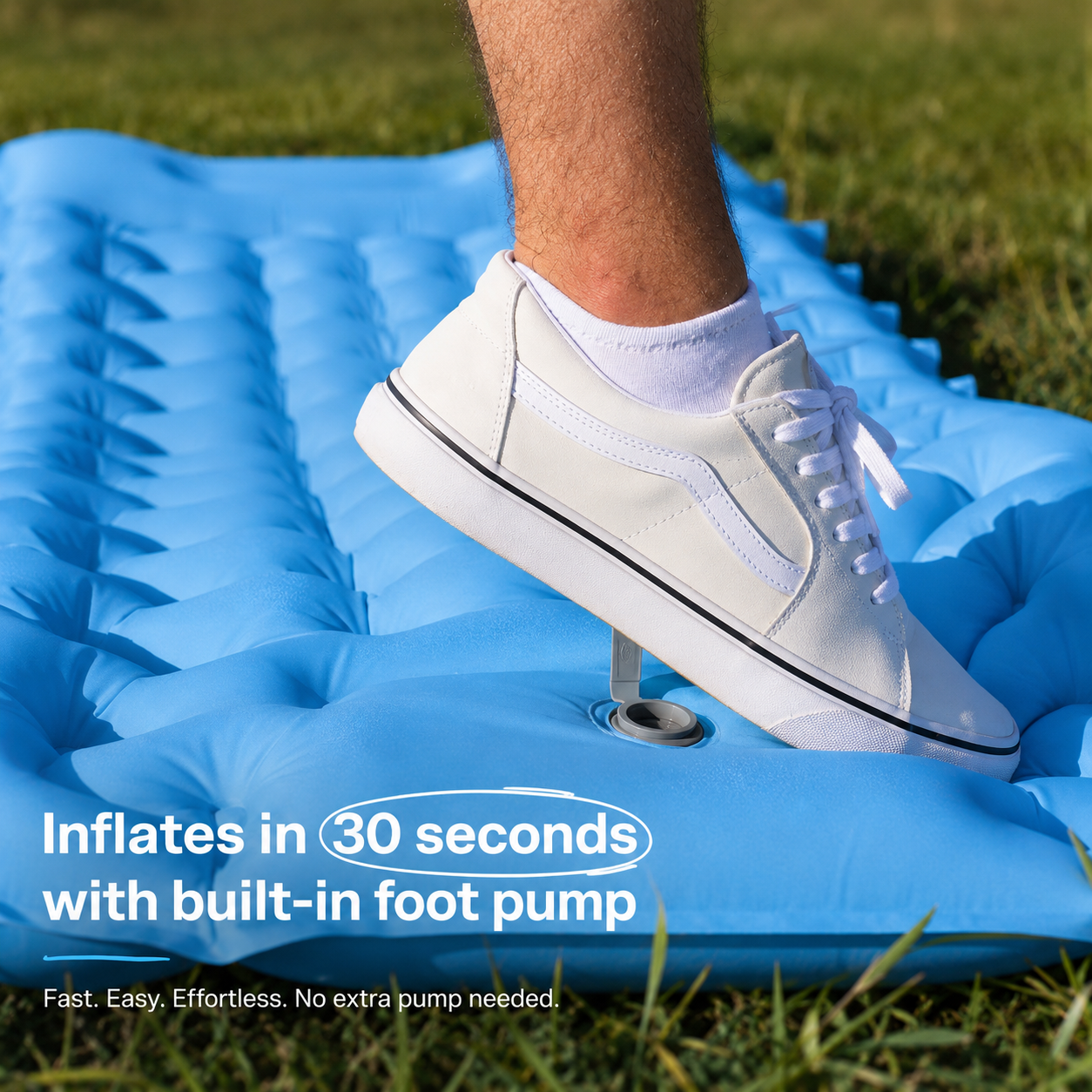 Inflatable summer mattress