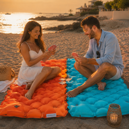 Inflatable summer mattress